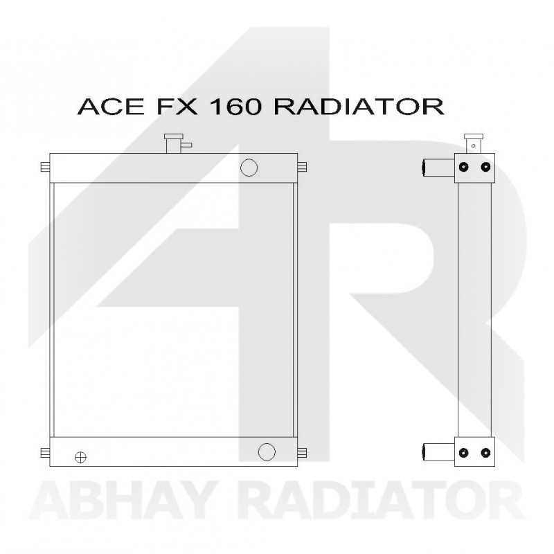 ACE FX 160 CRANE RADIATOR