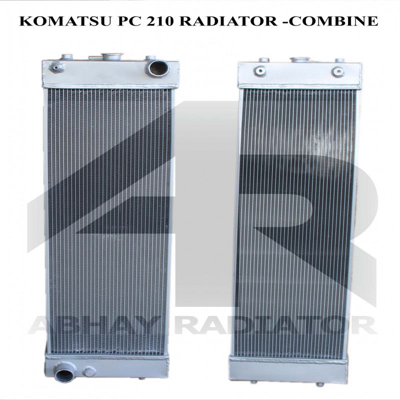 KOMATSU PC 210-8 Radiator 20Y 03 42451  20Y 03 46110
