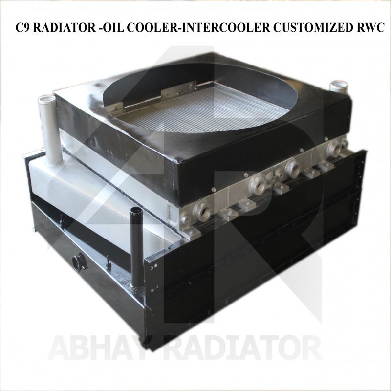 C9 RADIATOR OIL COOLER INTERCOOLER RWC CUSTOMIZED