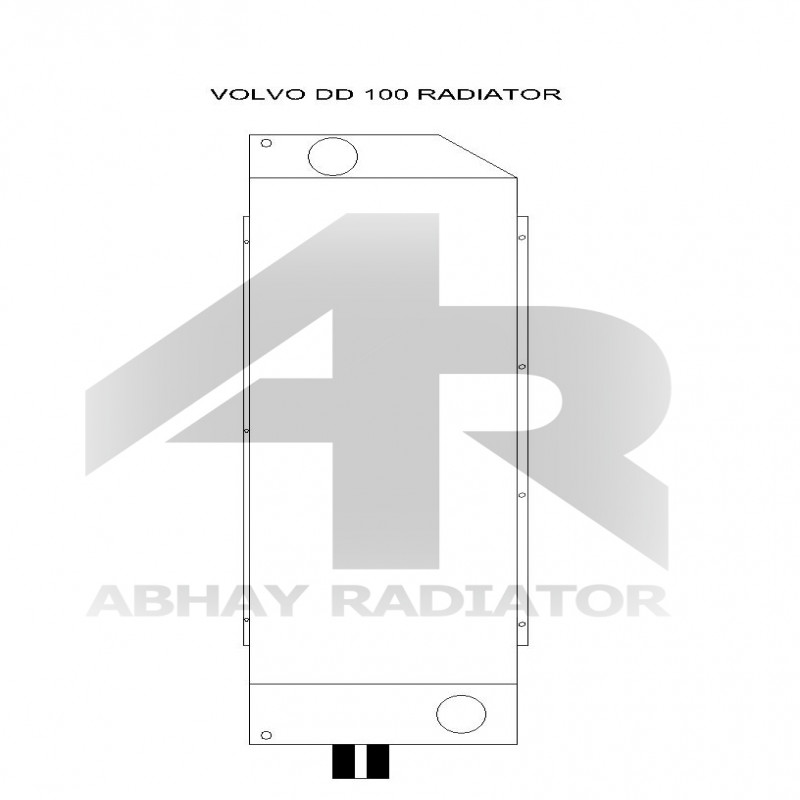 VOLVO DD 100 RADIATOR