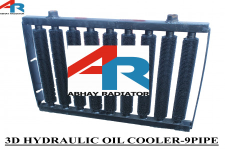 JCB 3D HYDRAULIC OIL COOLER 9 PIPE