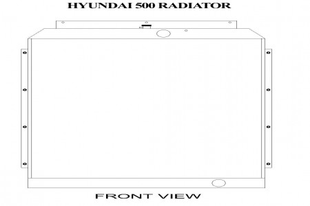 HYUNDAI 500 RADIATOR